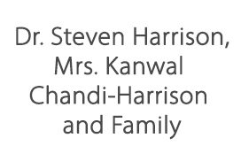 Dr. Steven Harrison, Mrs. Kanwal Chandi-Harrison and Family