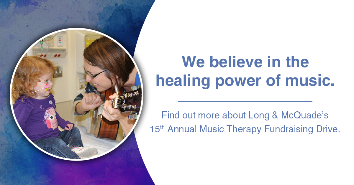 Music Therapy Fundraising Drive at Long and McQuade