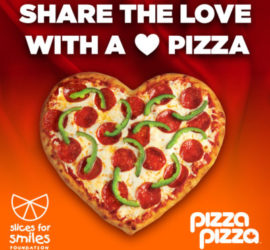 Valentine’s Day Heart Pizza Pizza Campaign