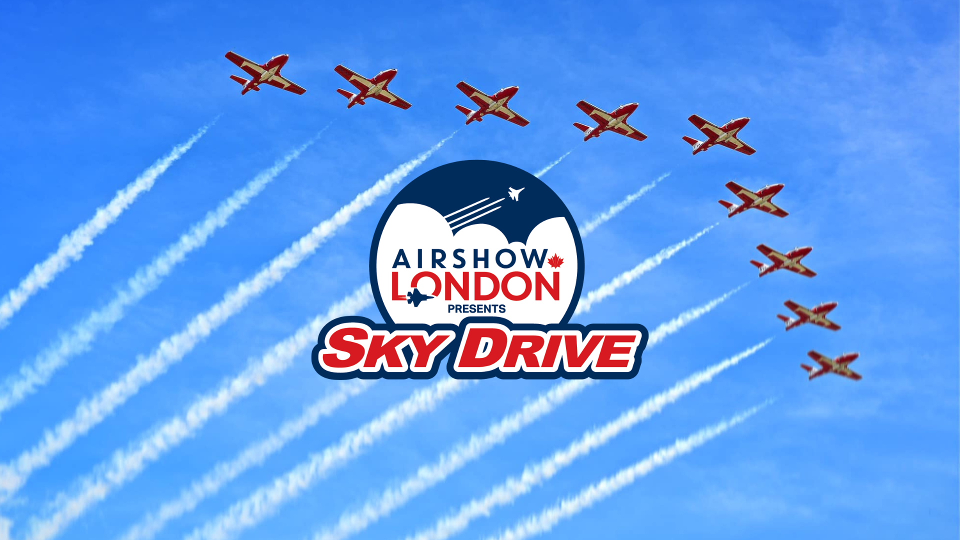 A graphic presenting the Airshow London event