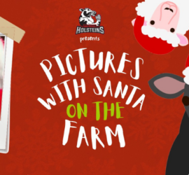 Pictures with Santa at the Farm