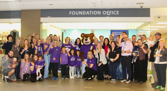 Children’s Hospital Goes Purple for World Prematurity Day